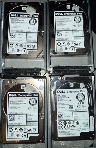 Lot of 8 Dell 1.2tb 10k SAS 2.5" SFF HDD - 068V42 0MFK2F +07D4F6 Compellent Sled - Picture 2 of 4