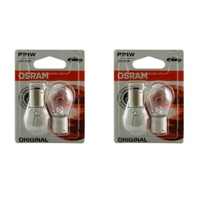 2x OSRAM Original P21W Glühlampe Blinkleuchte BA15s 7506-02B Birne