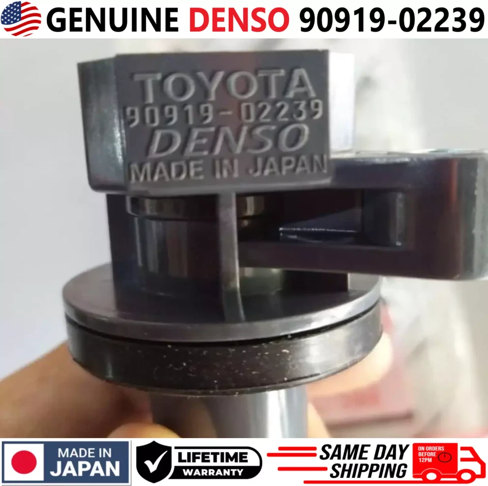 Bobinas de encendido OEM DENSO para Toyota Pontiac Chevrolet 2000-2008 1,8 L 90919-02239 Foto 2 de 4