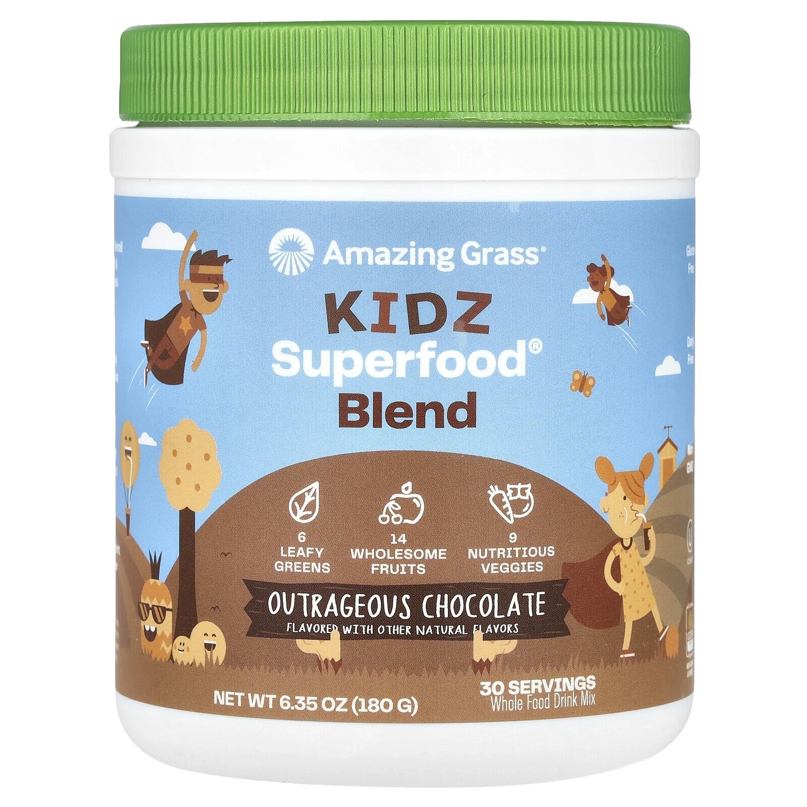 Polvo de vitamina D Amazing Grass vitaminas y minerales