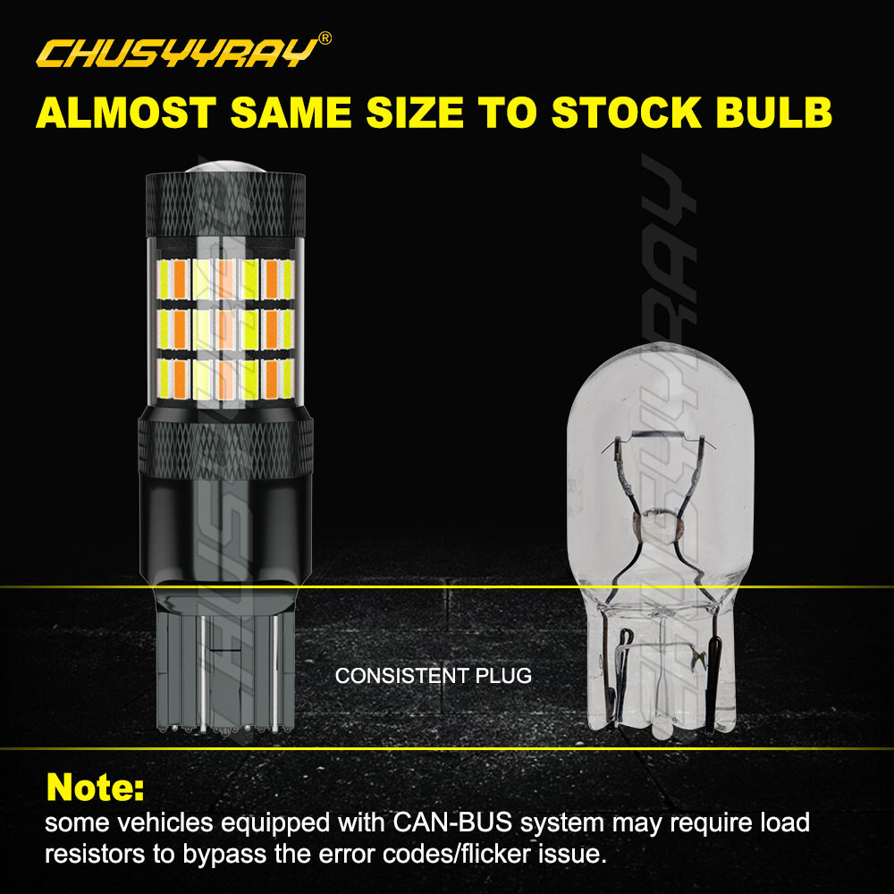 2X 33-SMD 7440 LED Rear Turn Signal Light Bulbs Amber For Honda Accord Civic Odyssey