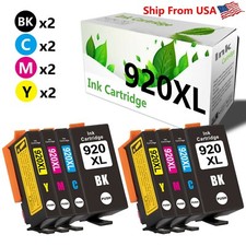 8-PacK 920XL 920 XL Ink Cartridge for Officejet 6000 7000 7500A Printer