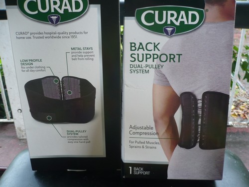 Back Support Dual Pulley System 2X-Large Adjustable Compression 1 Curad