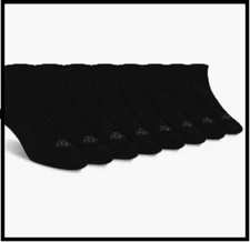 Doctor's Choice Men's Diabetic Ankle Socks Black X-Large Sock Size 13-15