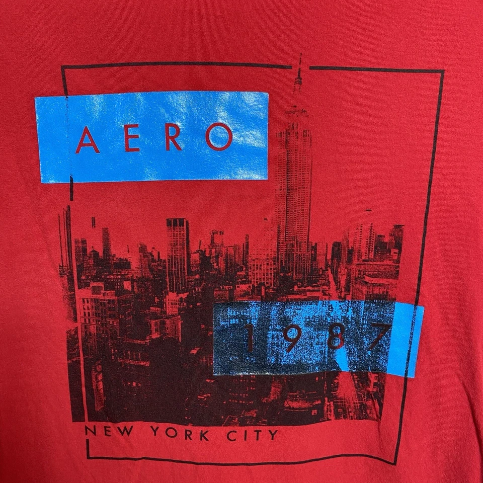 Aeropostale Boys T-shirt Size M Red - Image 3 of 3