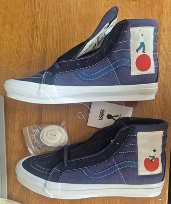Vans Vault x Geoff McFetridge OG Sk8 Hi LX (GM) Freetime Navy Herren Schuhe UK12 M