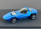 Vintage Hot Wheels Redline 1968 EARLY Blue Silhouette US - Dark Int, VERY CLEAN!