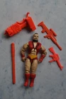 Vintage G.I. Joe STREET FIGHTER ZANGIEF Action Figure 1993 Hasbro w/4 weapons