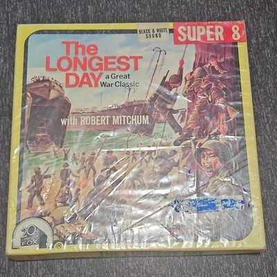 Ken Films The Longest Day Super 8 Black & White Movie Reel To Fit Movie Camera