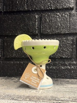 Mud Pie ~ Margarita With A Lime ~ Light Up Sitter - Rare Find - Works-NWT