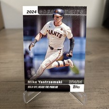2025 Topps Series 1 - #GH-19 Mike Yastrzemski - 2024 Greatest Hits Insert Card