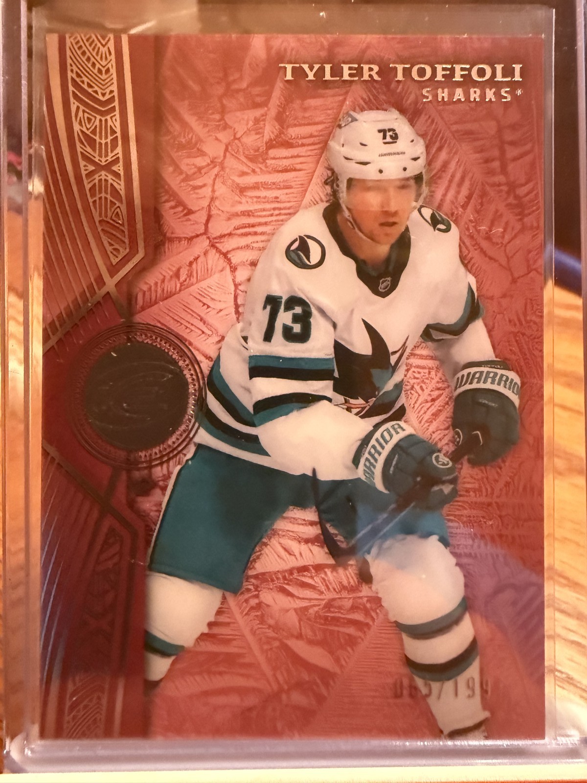 2025-26 UPPER DECK ICE RED HOCKEY #19 TYLER TOFFOLI /199