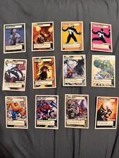Upper Deck Marvel Legends Showdown Mixed Card Lot 12 Cards Spider-Man Hulk