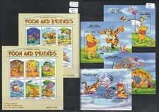 1998 Antigua & Barbuda Sc# 2149-54 Winnie the Pooh. MNH set Cv$32.50