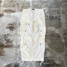 Vintage 90s Polo Ralph Lauren Paratrooper Pants Cargo Military Pants 36x30 White