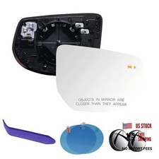 Passenger Side Mirror Glass Compatible Passenger - Heated  Blind Spot 18-19