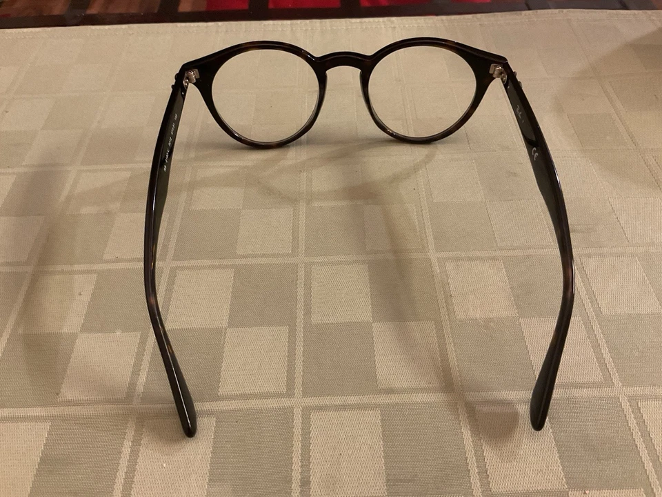 Ray Ban RB 2180-V 2012 Anteojos Redondos Negros 47-21-145 Marco Nuevo Foto 3 de 4