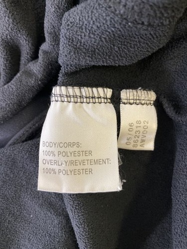 Adidas Uomo Nero Manica Lunga 1/4 Zip Pullover Pile Giacca Golf - XL - Foto 4 di 4