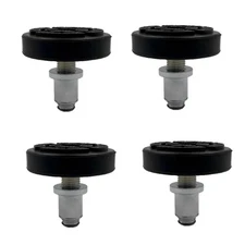 4X Car Lift Rubber tray Heightening Feet Plus High Leg Pads Shaft Diameter 35mm