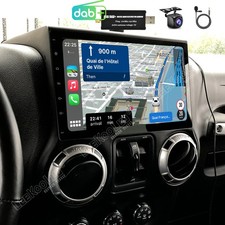 Autoradio DAB+ per Jeep Wrangler JK 2007-2017 Android 15 GPS Navi CarPlay 64GB