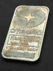 Low SN# Citibank Johnson Matthey 1 oz Silver Art Bar Rare Vintage