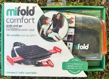 Mifold Grab-And-Go Compact Car Booster Portable Seat, Travel Seat New