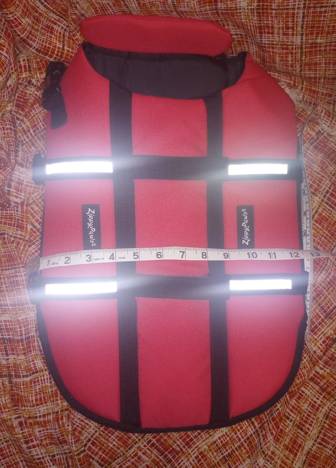 Zippy Paws Small Dog Clip Life Jacket Lightweight Vest Reflector - Image 2 of 4
