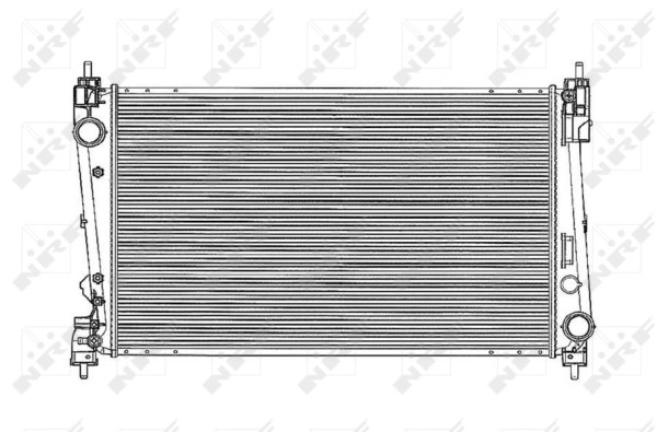 Radiateur refroidissement moteur NRF 53836 piece auto rechange OE 51840477 51897081