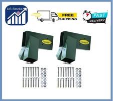 Easy 1-2-3 A-Frame 2 Brackets for Swing Set with All Mounting Hardware, Green