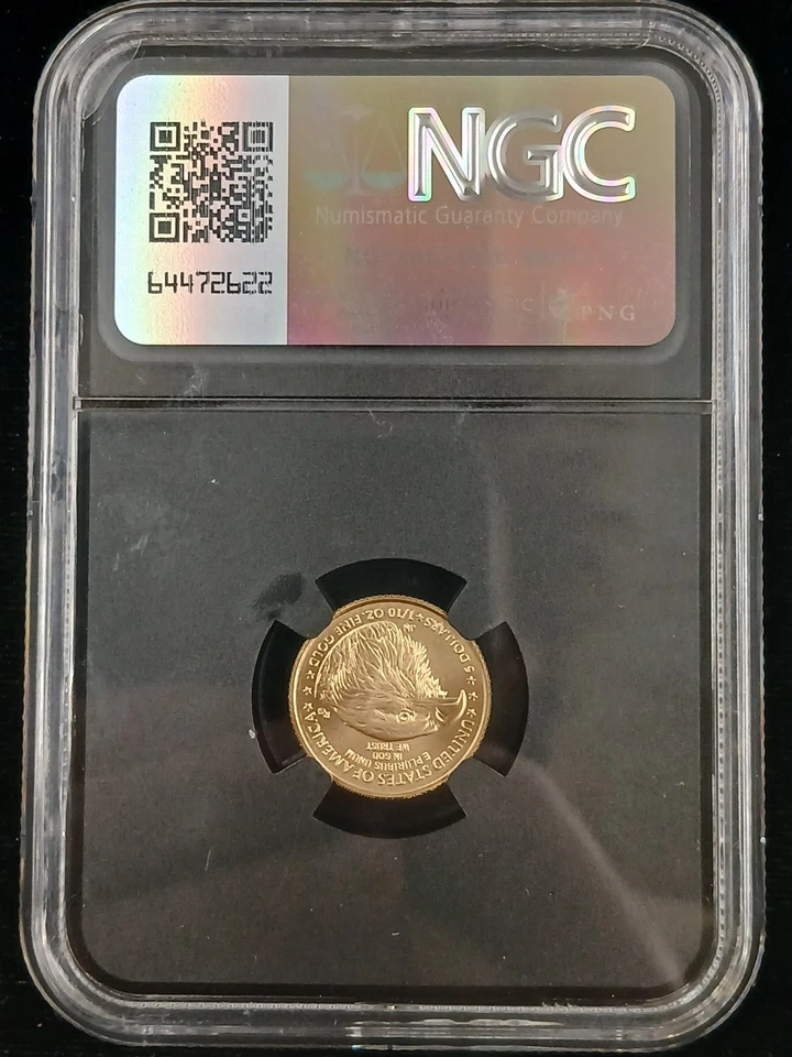 2024 $5 Gold Eagle MS70 Donald J Trump 45th President NGC Signed Facsimile - Image 4 of 4