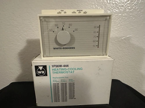White Rodgers 1F56W-444 Heating / Cooling Thermostat For Gas, Oil Or Electric