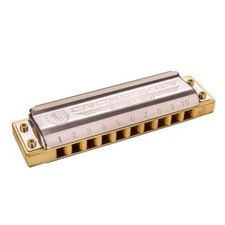 HOHNER CROSSOVER MARINE BAND HARMONICA KEY OF F MADE IN GERMANY M2009BL-F