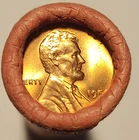 1958-D Lincoln Wheat Cent Roll  BU   OBW  50 Cents