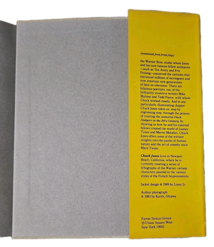 Chuck Amuck: The Life and Times of an Animated Cartoonist Chuck Jones Signed - Image 4 of 4