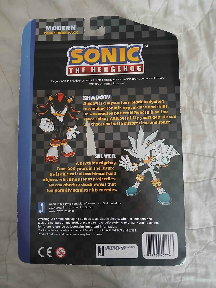 Jazwares Shadow and Silver Figures and Comic pack Archie Comics
