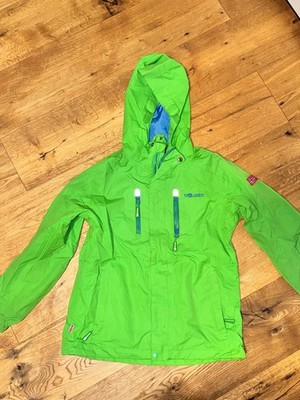 Trollkids Kinder Regenjacke Windbreaker Gr. 152 Top Kapuze