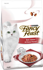 Adult Dry Cat Food Beef, Salmon and Cheese 1.4Kg