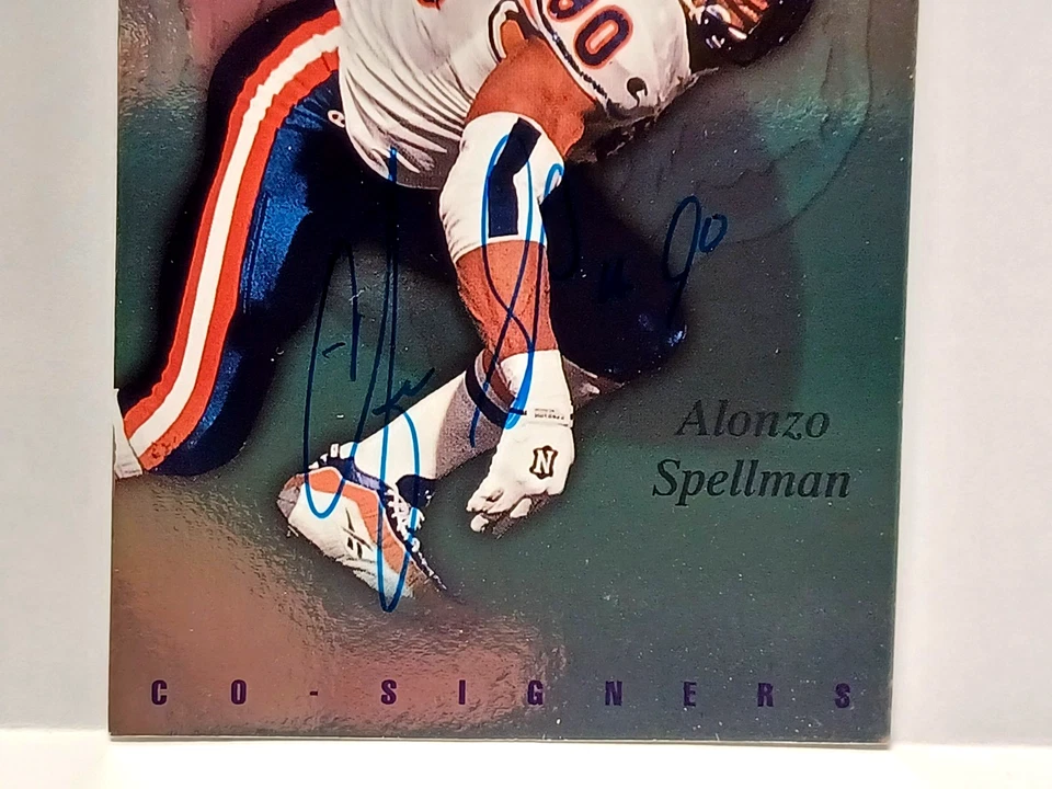 1997 TOPPS STADIUM CLUB CO-SIGNERS ALONZO SPELLMAN & MARVUS PATTON # CO96 - Image 4 of 4
