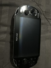 Sony PCH-1103 PlayStation Vita Crystal Handheld System Wi-Fi + 3G - Black