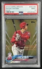 SHOHEI OHTANI PSA 9 2018 TOPPS UPDATE #US189 ROOKIE GOLD RC 587/2018 ANGELS
