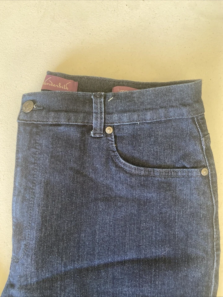 GLORIA VANDERBILT Womens Pants Amanda Original Slimming Portland Sz 14 Tall NEW - Image 2 of 4