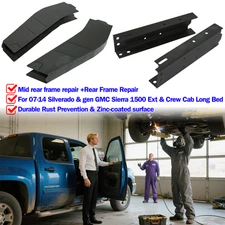 Mid rear&Rear Frame for 2007-2014 Chevy Silverado & GMC Sierra 1500 Ext&Crew Cab