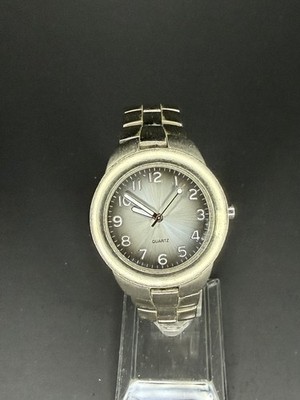 Puritan 36mm Silver Case NEW BATTERY  Gray Fade Dial Silver 3 Link Bracelet 902