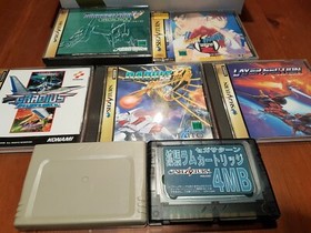 SEGA SATURN SKELETON CONSOLE LIMITED EDITION .. RARE! + GAMES + MEMORY