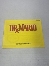 DR. MARIO NES MANUAL ORIGINAL NINTENDO INSTRUCTION MANUAL ONLY