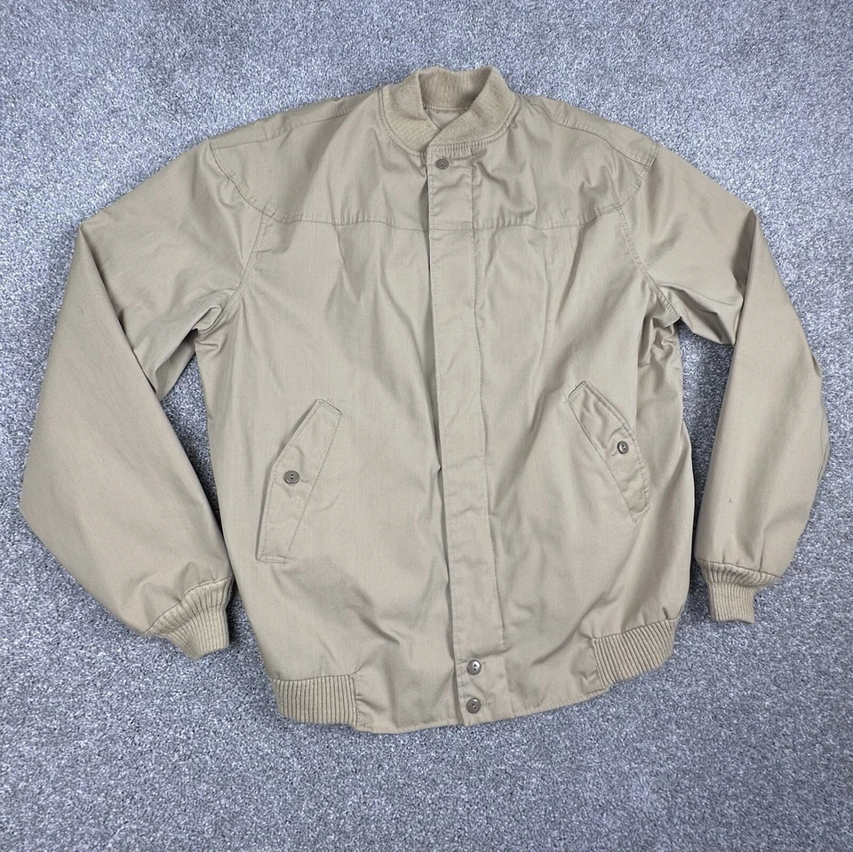 Chaqueta De Colección The Original La paz by Catalina Hombres 42 L Caqui Ventilado Abrigo Bomber Foto 3 de 4