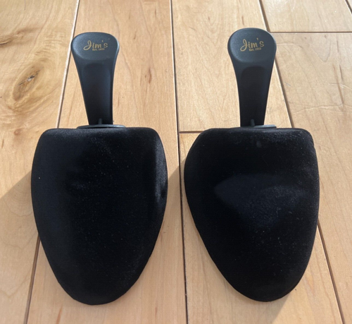 Jim's Rounded Toe Velour Foam Shoe Tree with Handle Women's Medium Size 8 - 9.5 - Picture 3 of 8
