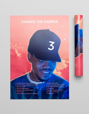 Chance The Rapper Coloring Book Album Premium Music Poster