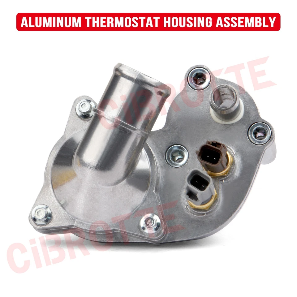 Carcasa de termostato de aluminio de actualización para Mazda B4000 Mountaineer Ford Ranger 4,0 L Foto 4 de 4