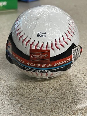 Rawlings Official League T-BALL Ages 6 & Under 5oz 9'' New